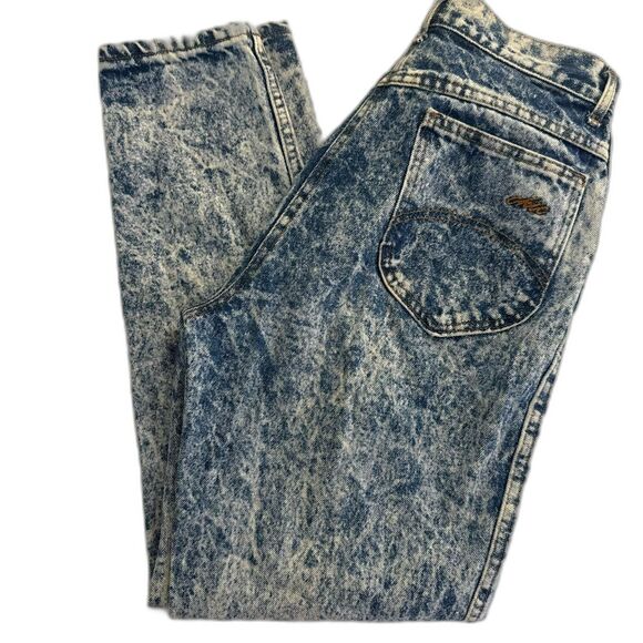 Vintage Chic Women's Blue and Navy Trousers - Picture 1 of 8